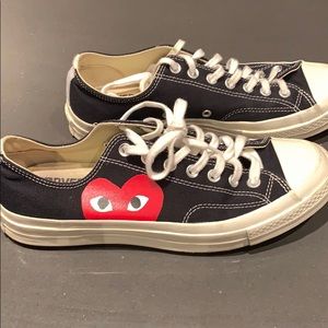 Comme de Garcones low top black Converse